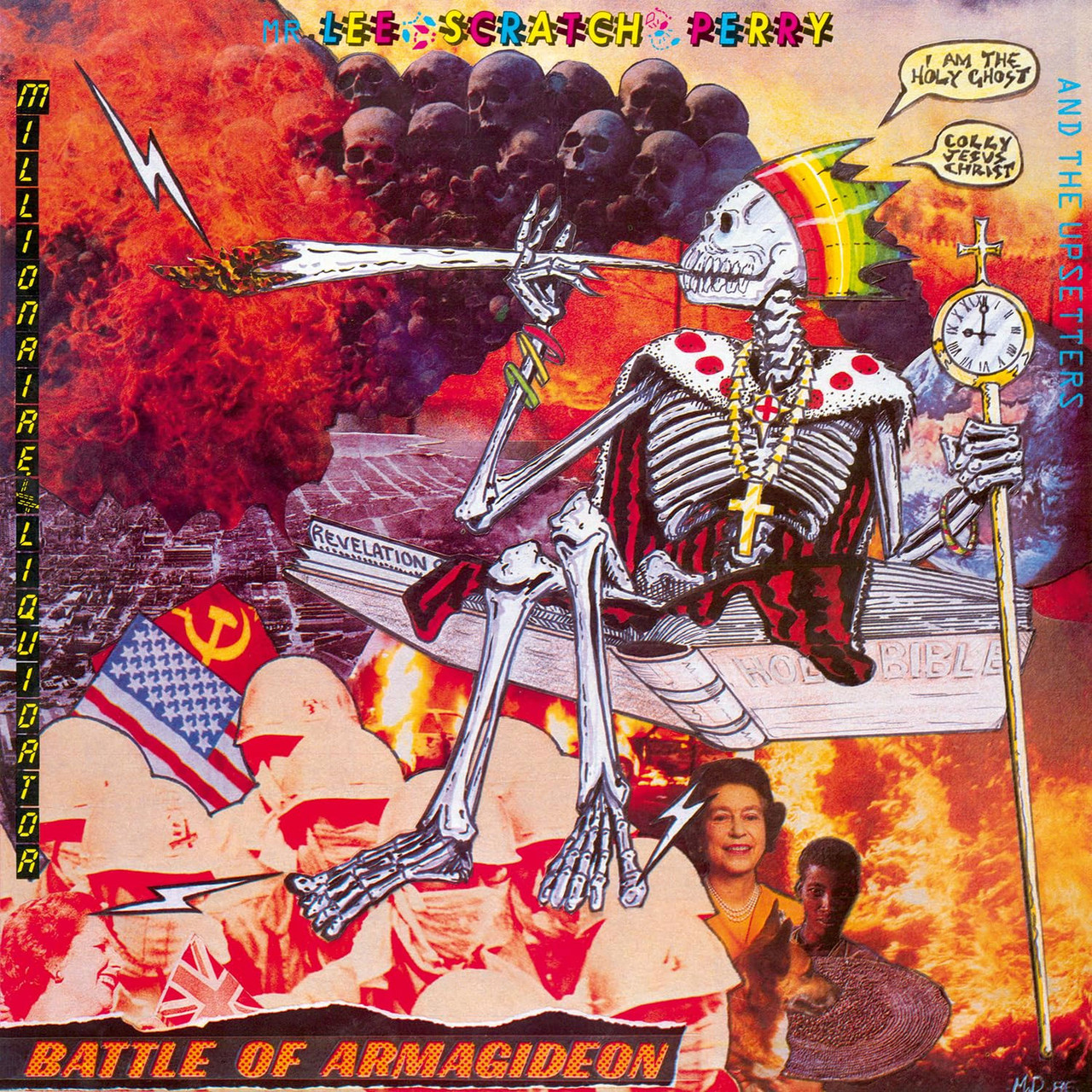 Lee "Scratch" Perry & the Upsetters Battle of Armagideon (Millionaire Liquidator) Numbered 180g Import LP (Red Vinyl)