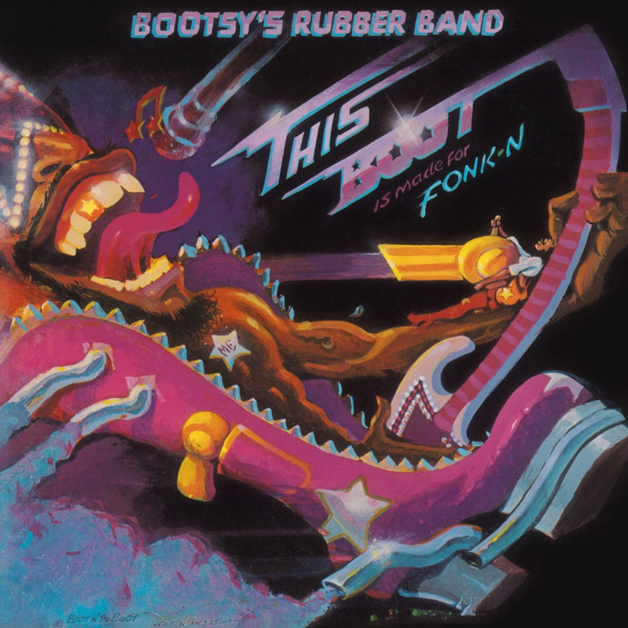 Bootsy's Rubber Band This Boot Is Made for Fonk-n Numbered Limited Edition 180g Import LP (Translucent Magenta Vinyl)