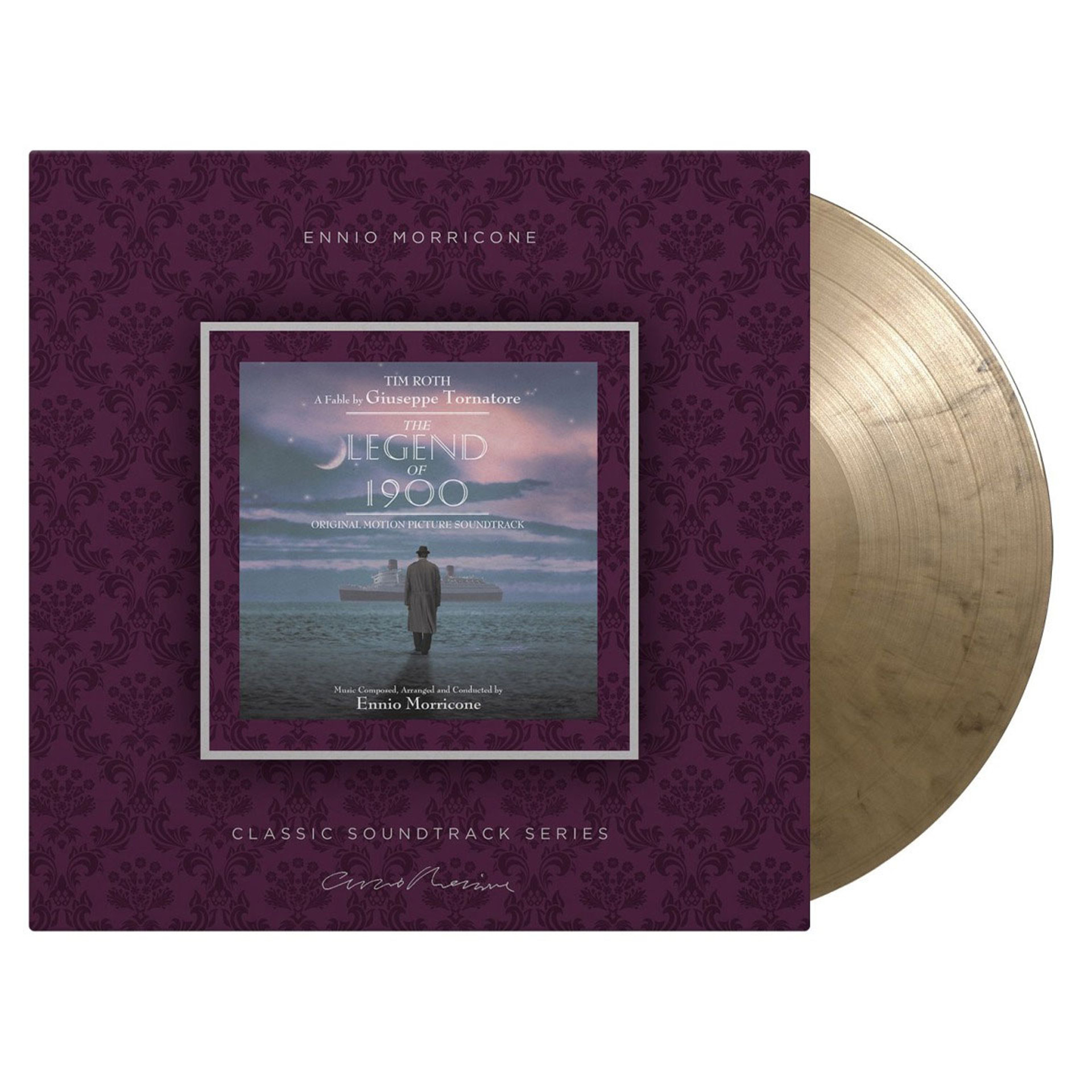Ennio Morricone The Legend of 1900 (Original Soundtrack) Numbered Limited Edition 180g Import LP (Gold & Black Vinyl)