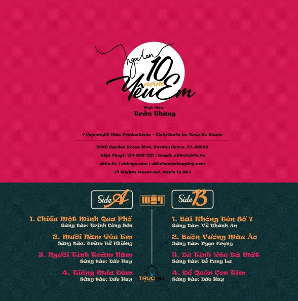 Đĩa than Ngọc lan - 10 năm yêu em