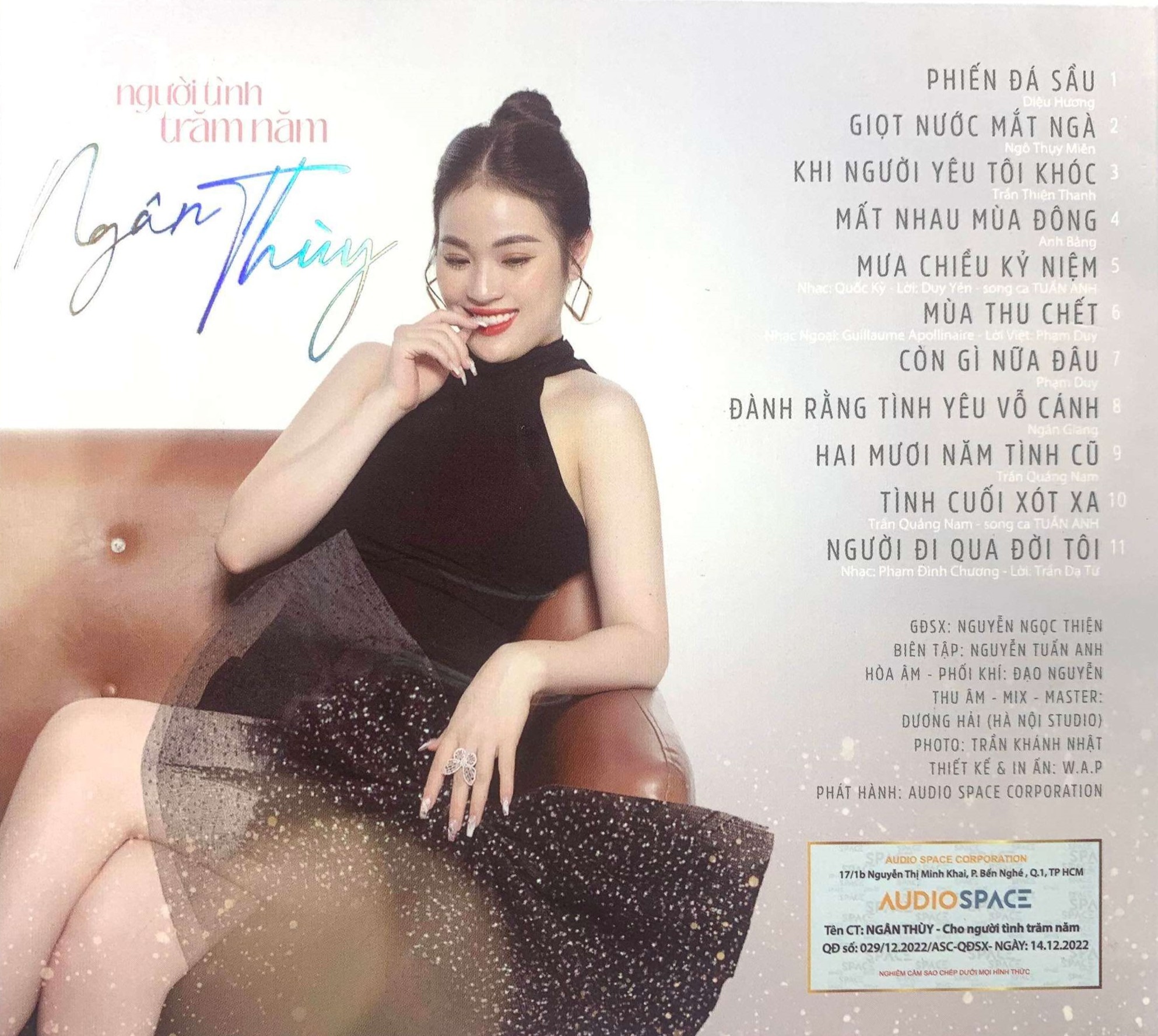 ĐĨA CD NGÂN THÙY - CHO NGƯỜI TÌNH TRĂM NĂM