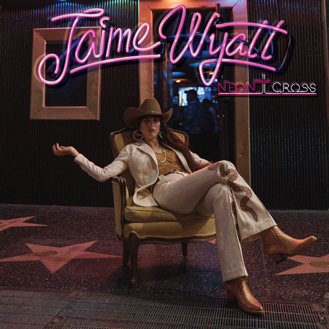 Jaime Wyatt Neon Cross LP (Cream Swirl Vinyl)