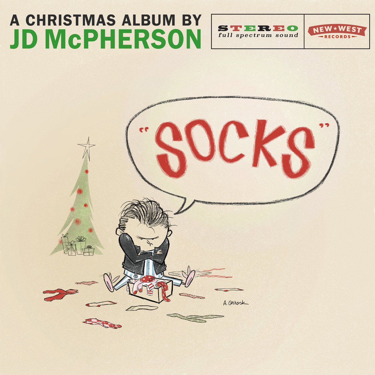 JD McPherson SOCKS LP (Red Marbled Vinyl)