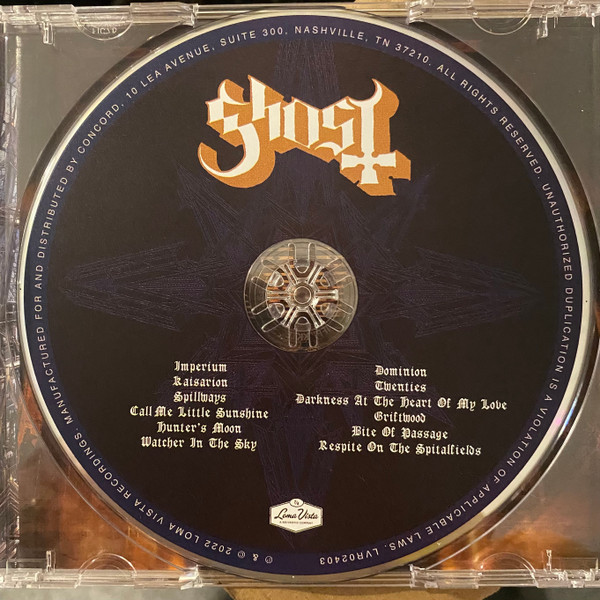 CD GHOST - IMPERA (2022 ARENA TOUR EDITION)