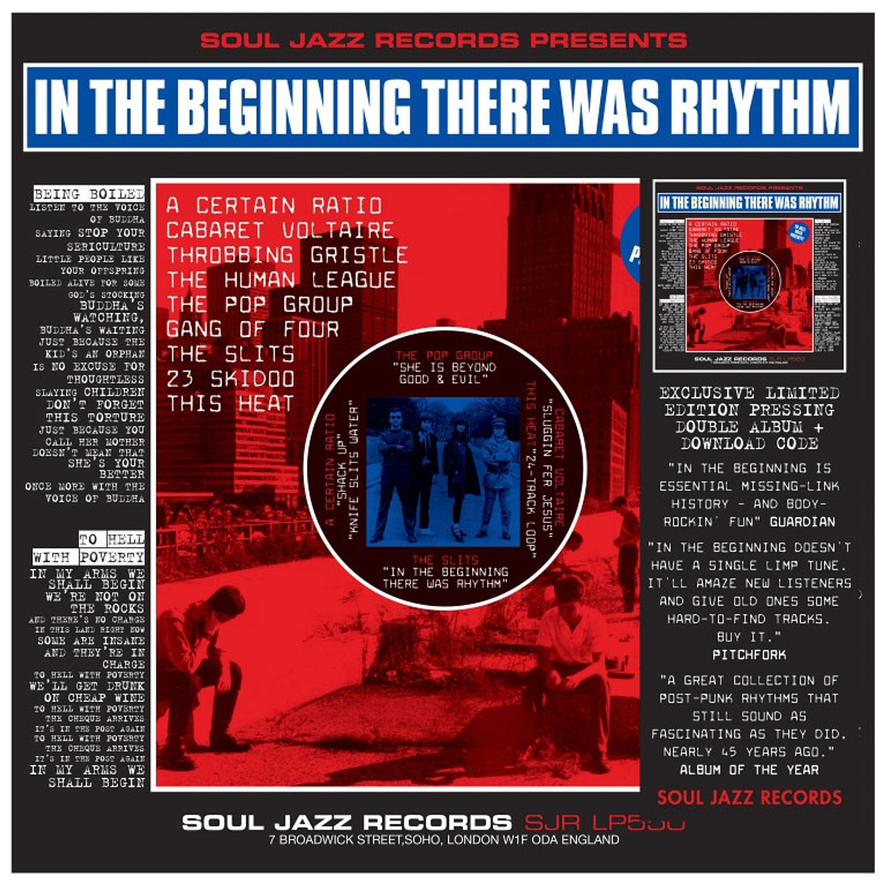 Soul Jazz Records Presents: In the Beginning There Was Rhythm 2LP