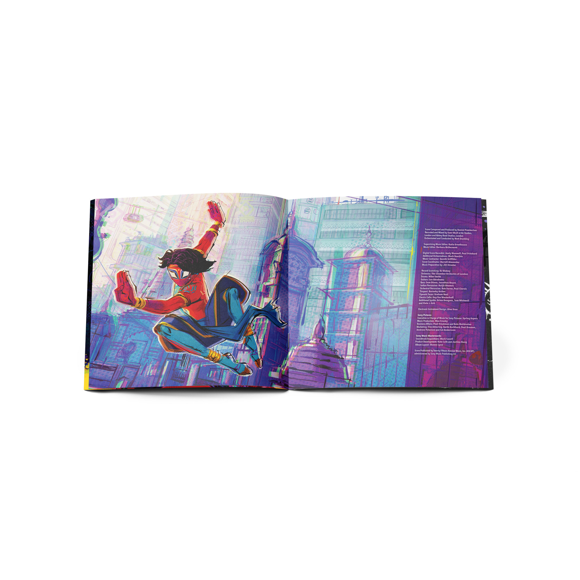 Daniel Pemberton Spider-Man: Across the Spider-Verse (Original Score) 2LP (Orange & Purple "Multiverse" Marbled Vinyl)