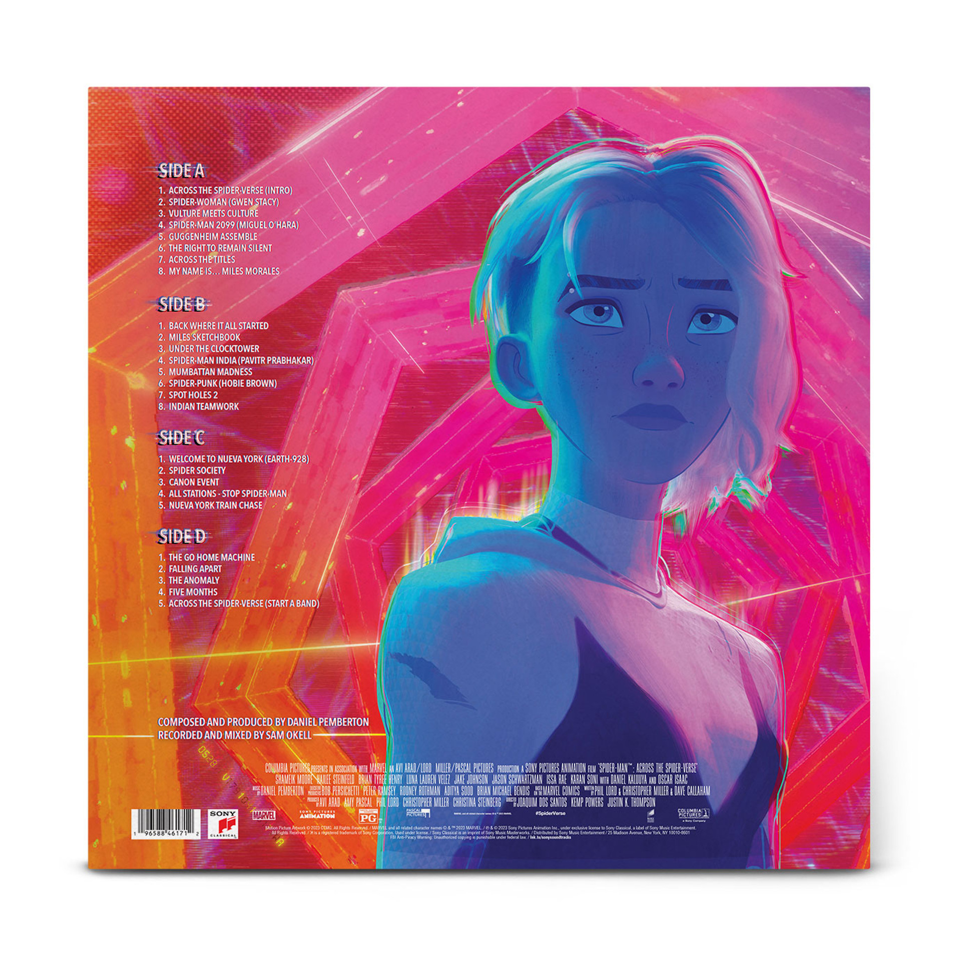 Daniel Pemberton Spider-Man: Across the Spider-Verse (Original Score) 2LP (Orange & Purple "Multiverse" Marbled Vinyl)