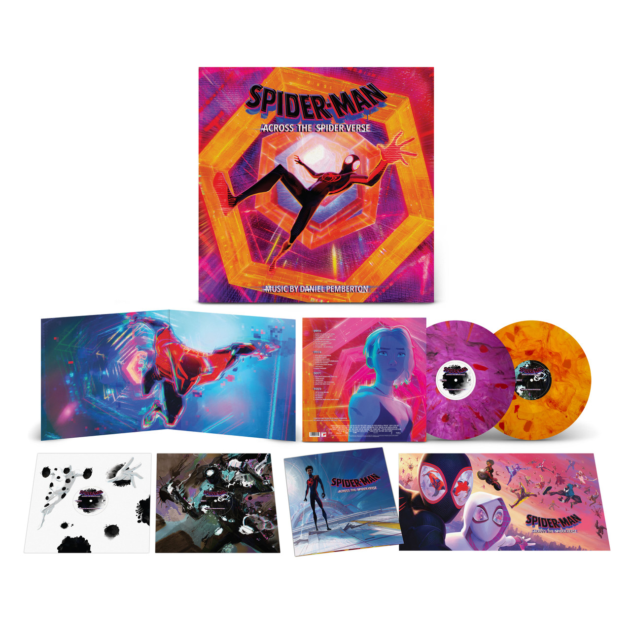 Daniel Pemberton Spider-Man: Across the Spider-Verse (Original Score) 2LP (Orange & Purple "Multiverse" Marbled Vinyl)