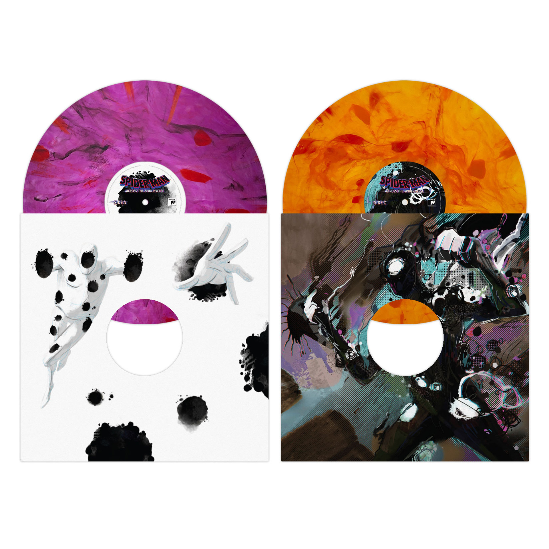 Daniel Pemberton Spider-Man: Across the Spider-Verse (Original Score) 2LP (Orange & Purple "Multiverse" Marbled Vinyl)