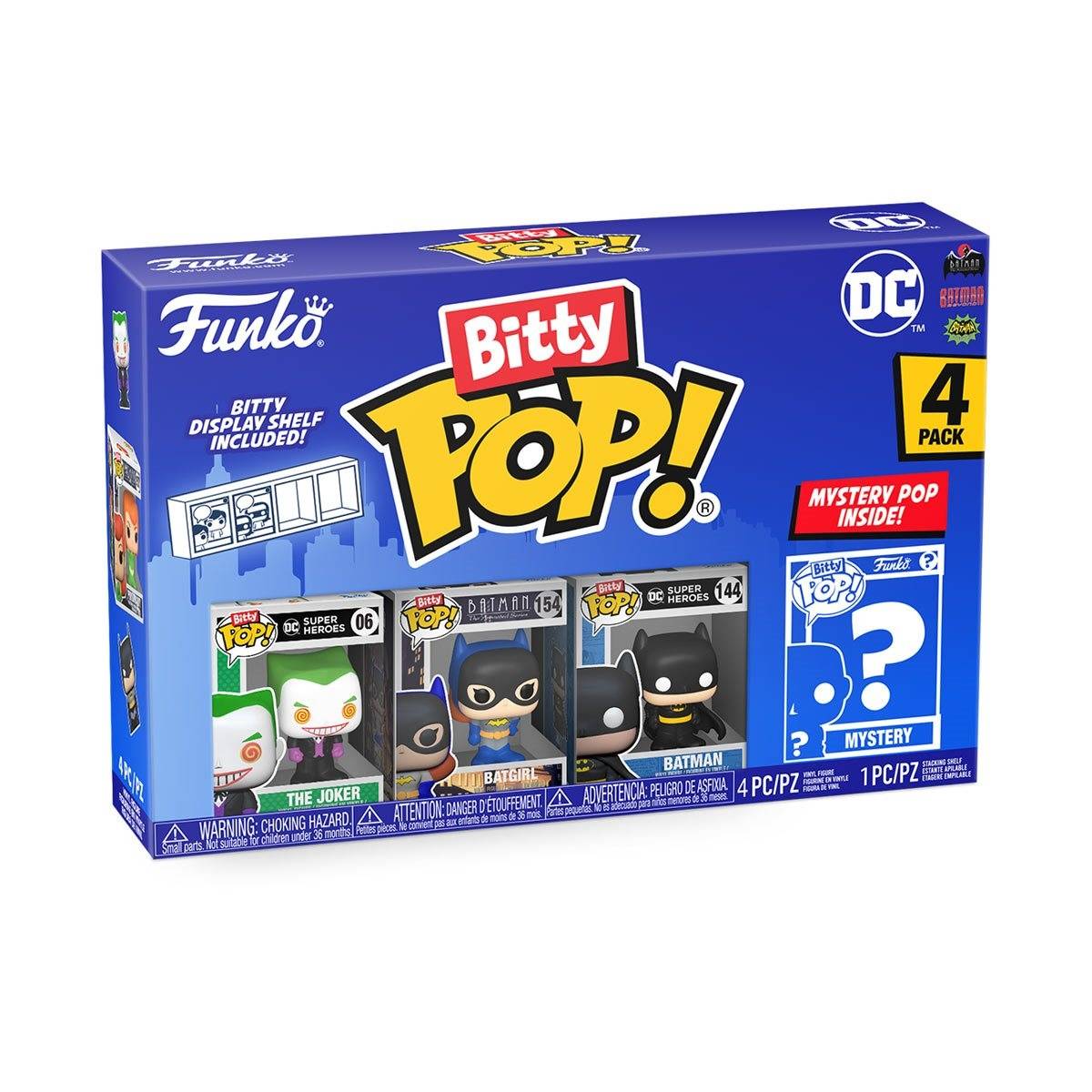 FUNKO BITTY POP!: DC - The Joker 4PK (Styles may Vary)