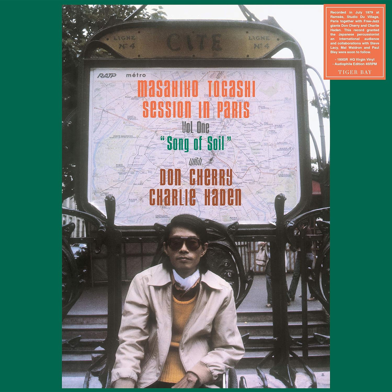 Masahiko Togashi with Don Cherry & Charlie Haden Session in Paris Vol. One: "Song of Soil" 180g 45rpm LP