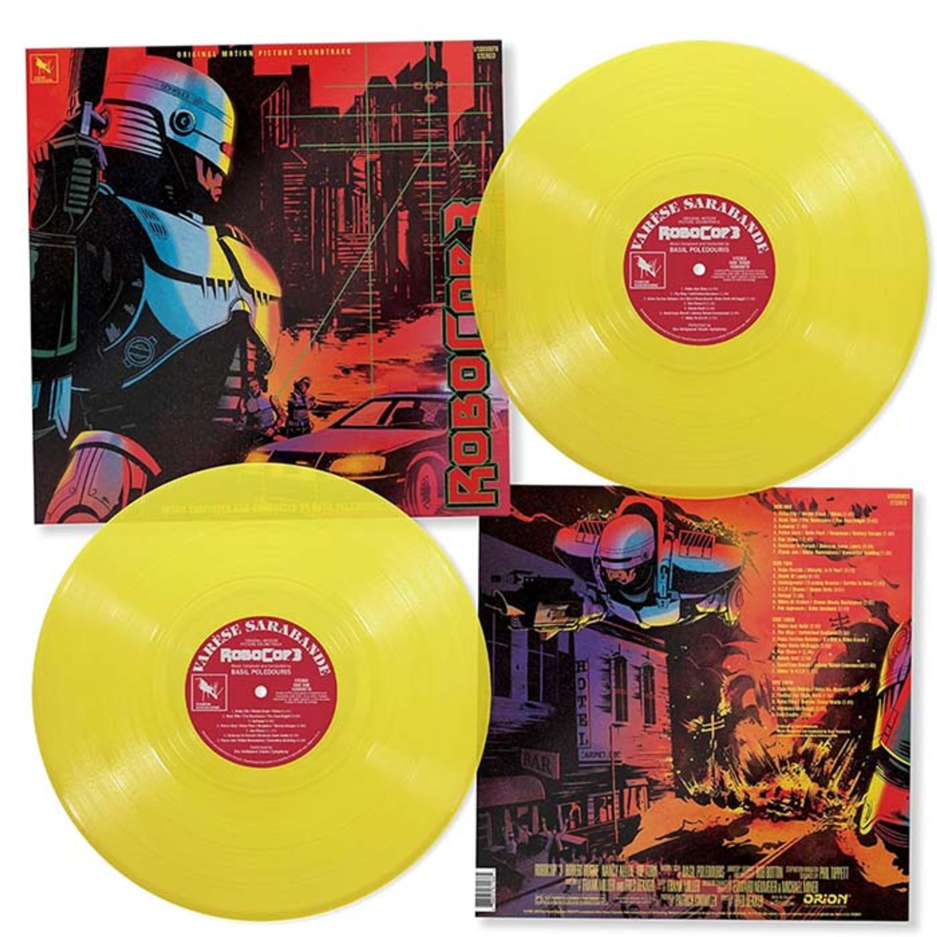 BASIL POLEDOURIS - ROBOCOP 3 DELUXE EDITION (2 YELLOW VINYL)