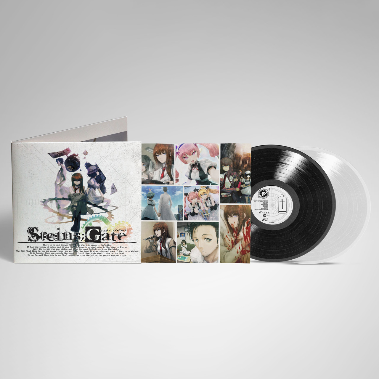 Takeshi Abo Steins;Gate (Official Soundtrack) 2LP (Black & White Vinyl)