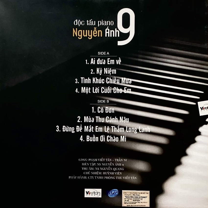 Nguyễn Ánh 9- Độc tấu Piano - Nhạc tình muôn thuở
