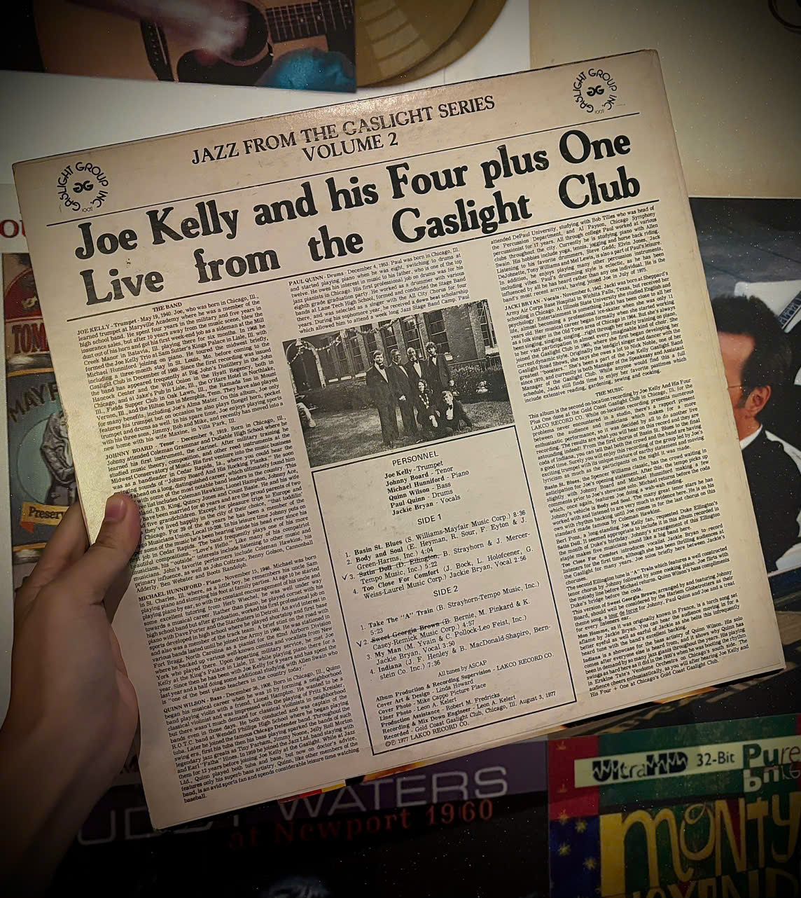 đĩa than cũ Joe Kelly & His Four Plus One – Live From The Chicago Gold Coast Gaslight Club