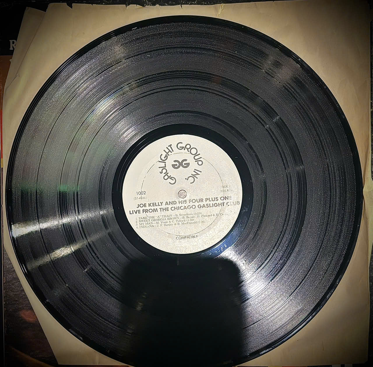 đĩa than cũ Joe Kelly & His Four Plus One – Live From The Chicago Gold Coast Gaslight Club