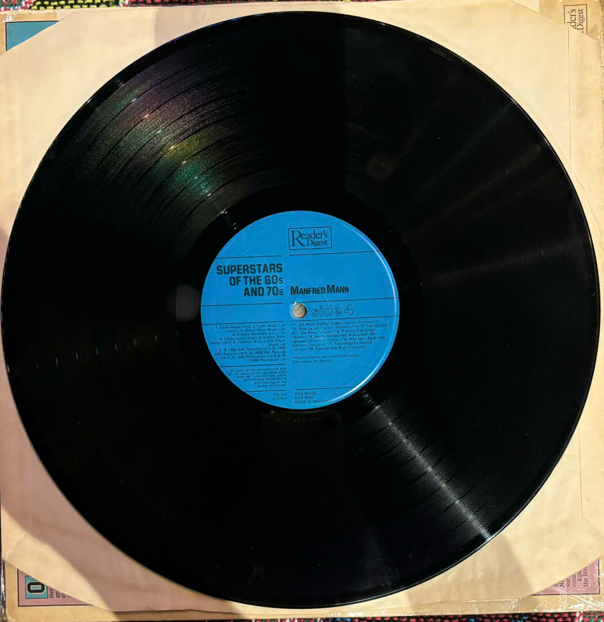 đĩa than cũ Reader's Digest Superstars of 60's and 70's - Elton John & Rod Stewart 12"