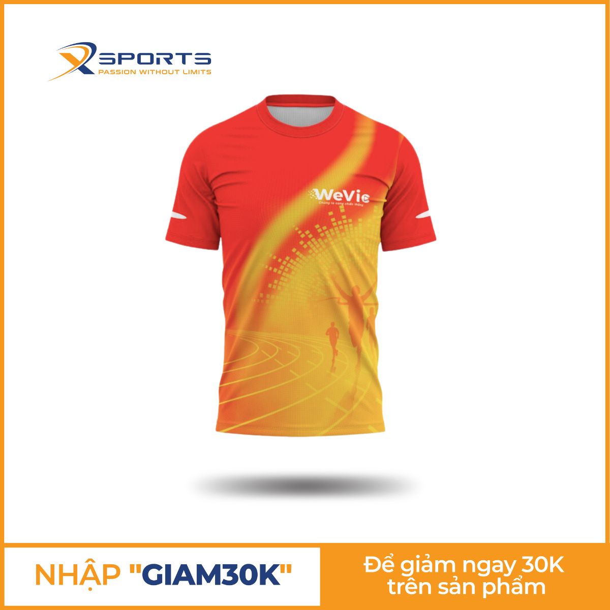 ÁO ĐỘI NHÓM WEVIE VÀNG - XSPORTS