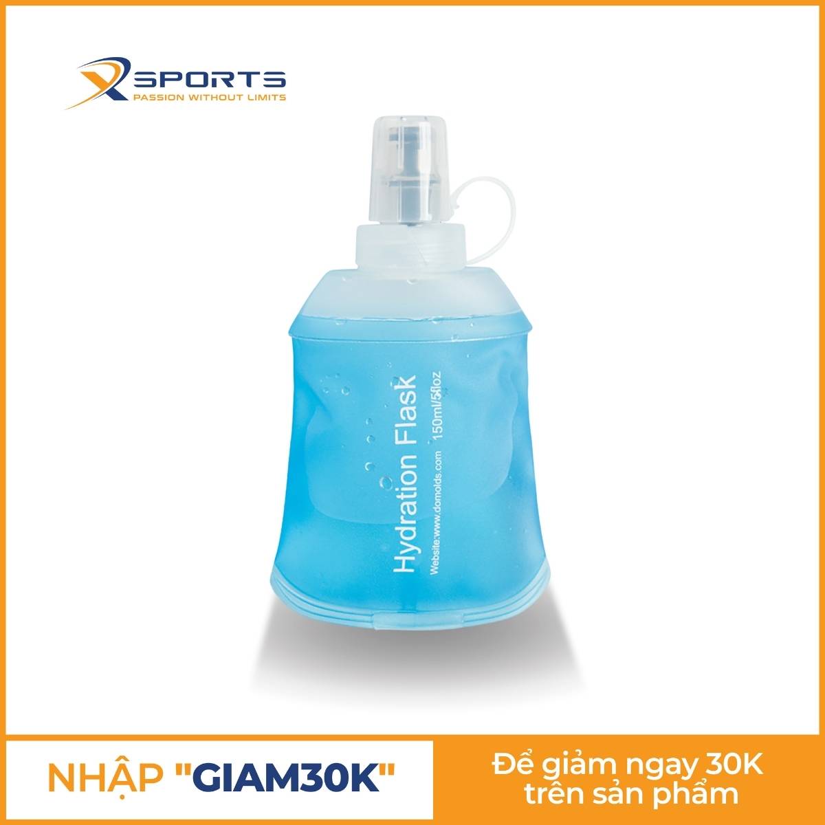 Bình nước mềm thể thao hydration flask MS204