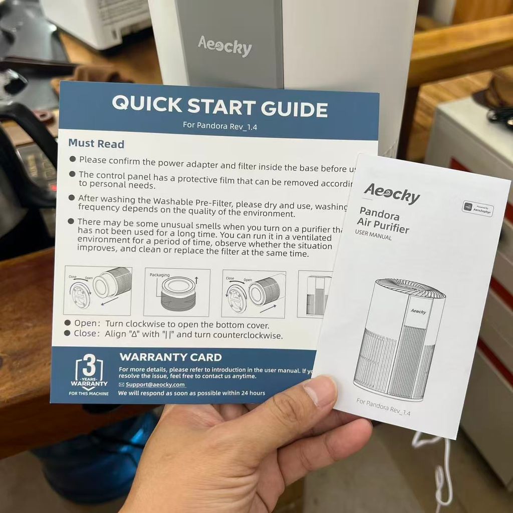 [Instock]  Máy lọc không khí Aeocky - Dùng cho phòng nhỏ 20-25m2