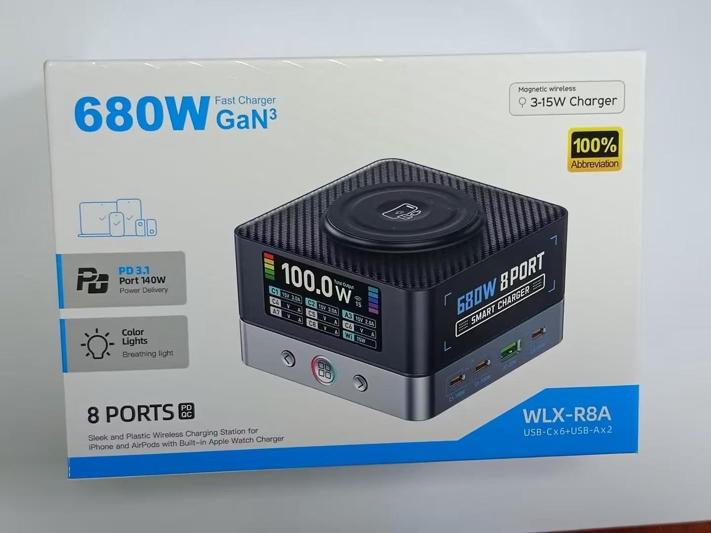 [Order] Trạm sạc GAN WLX-R8A - Đã đóng ngày 26/12/2025