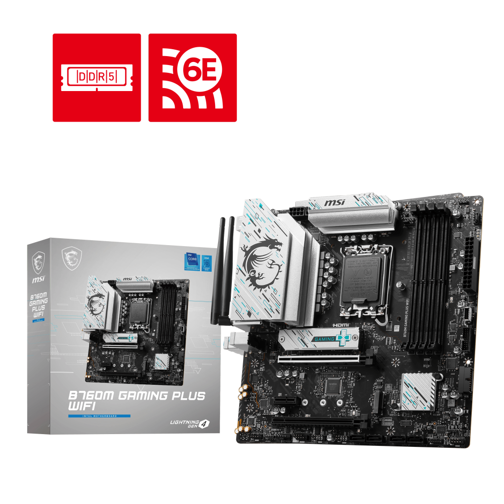 MAINBOARD MSI B760M GAMING PLUS WIFI DDR5