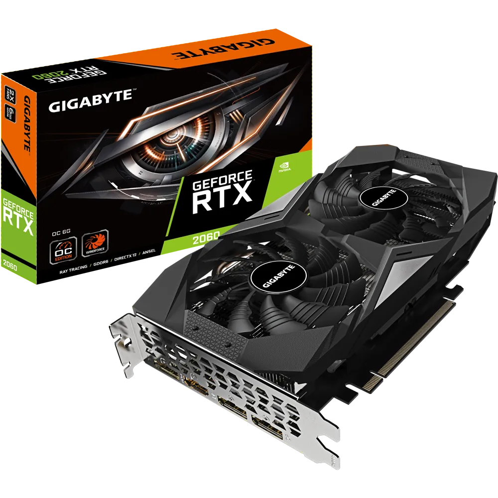 VGA Gigabyte RTX 2060 6GB OC 2 Fan (2ND)