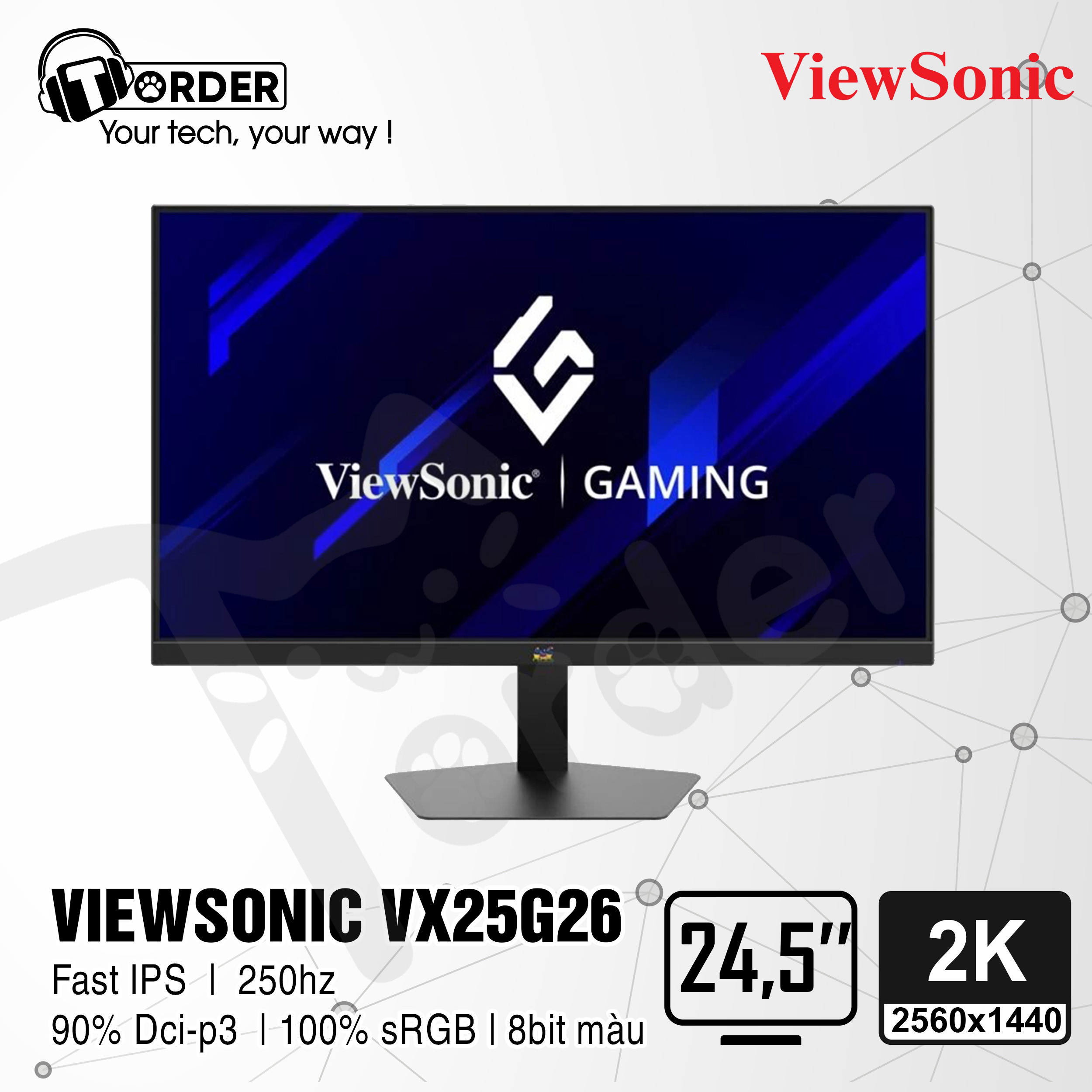[Order] Màn hình Viewsonic VX25G26