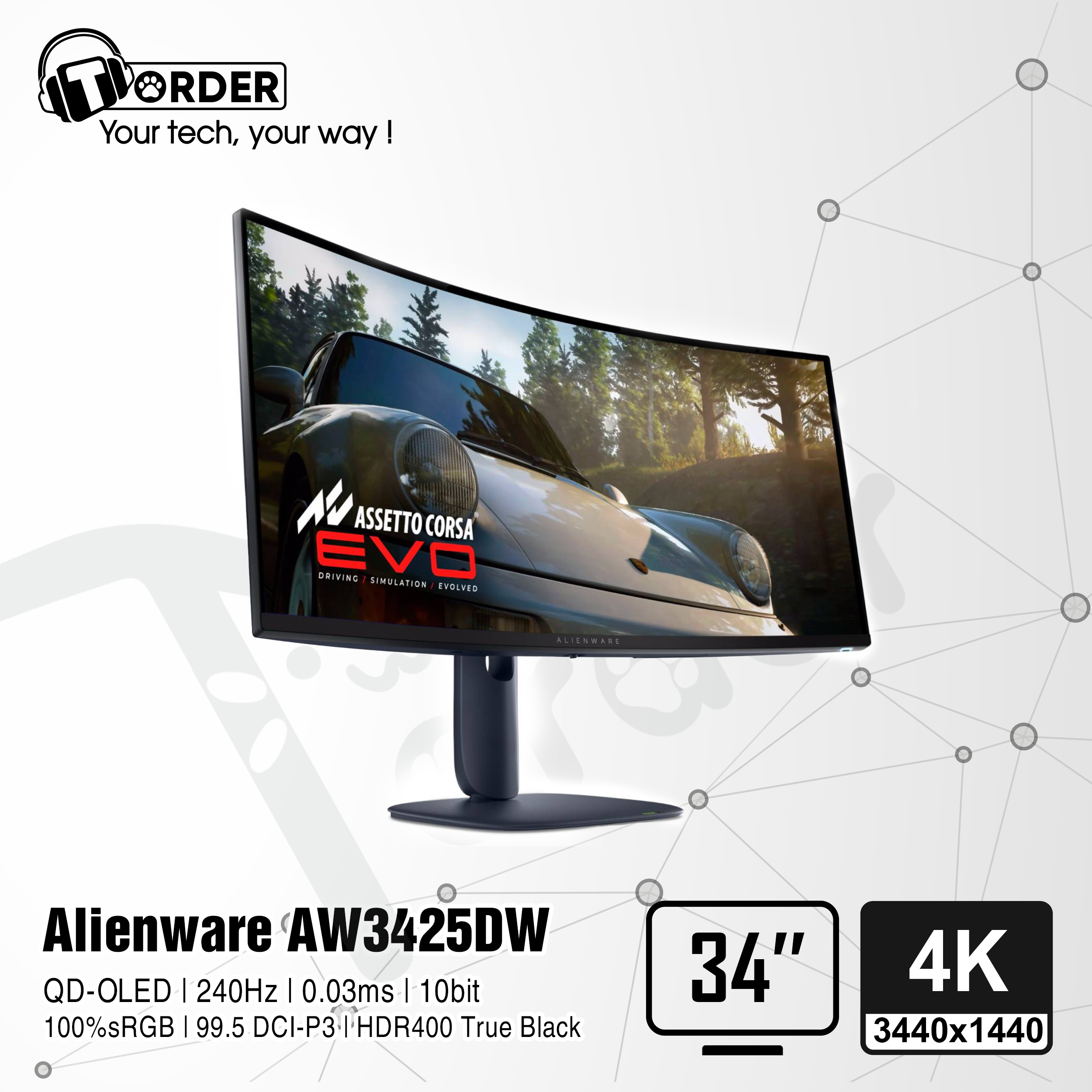 [Order] DELL Alienware AW3425DW