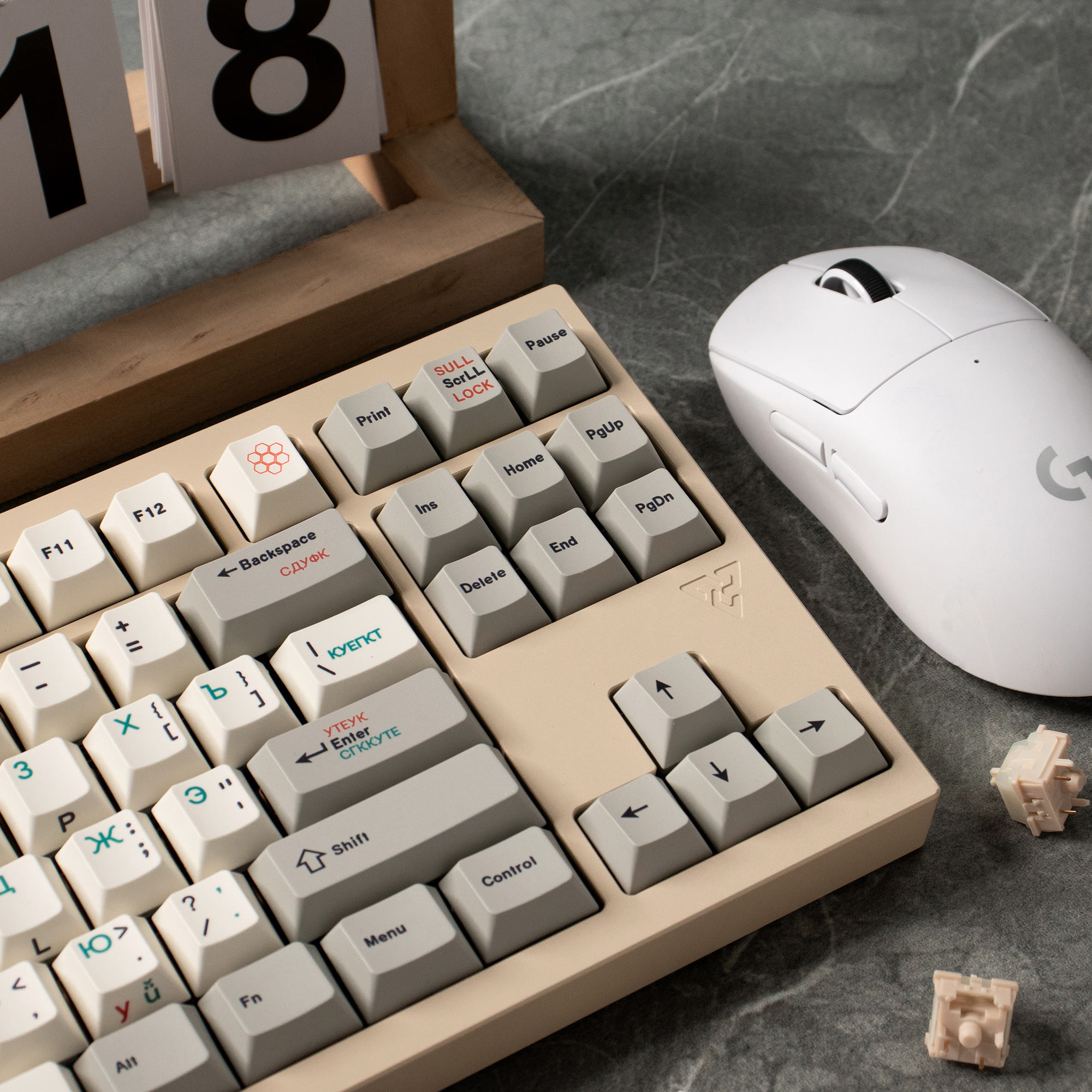 Keycap Retro Profile Cherry