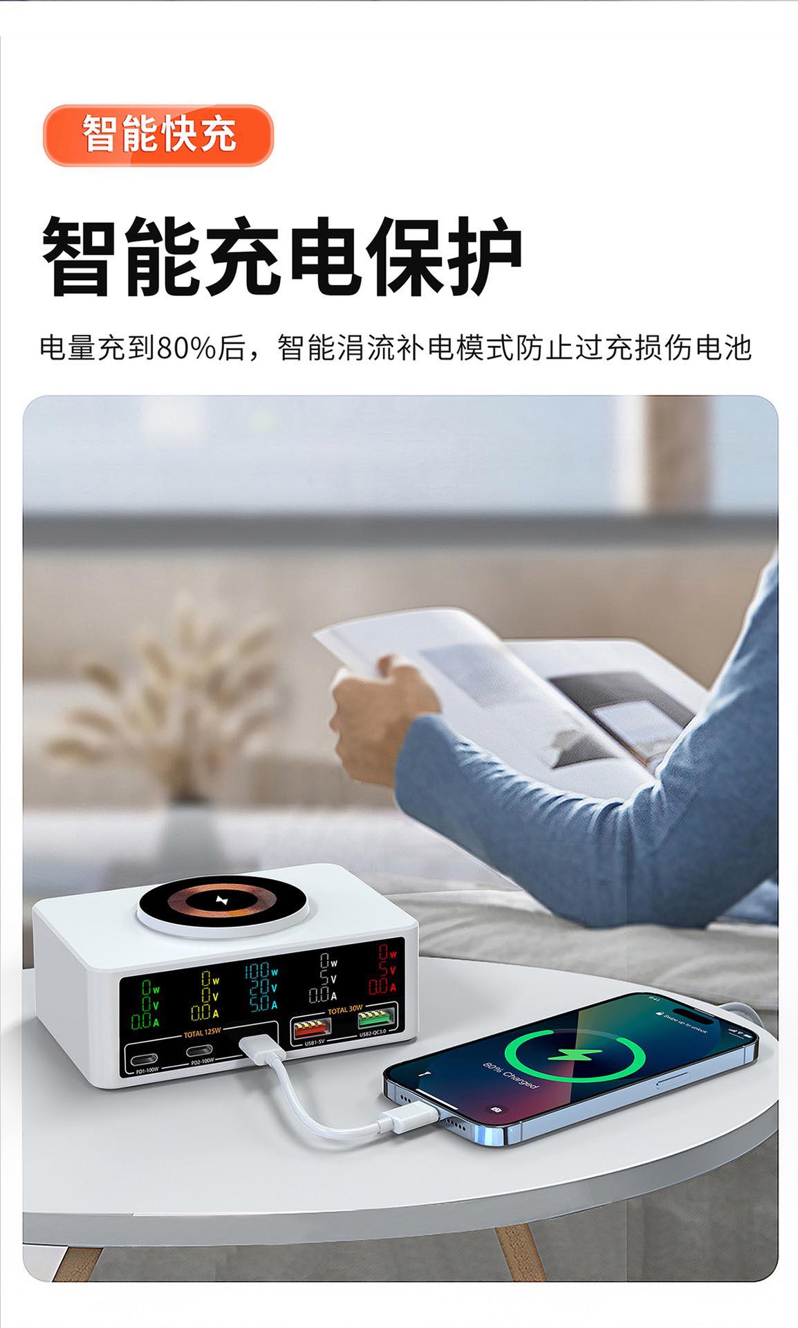 Củ sạc đa năng WLX-818C