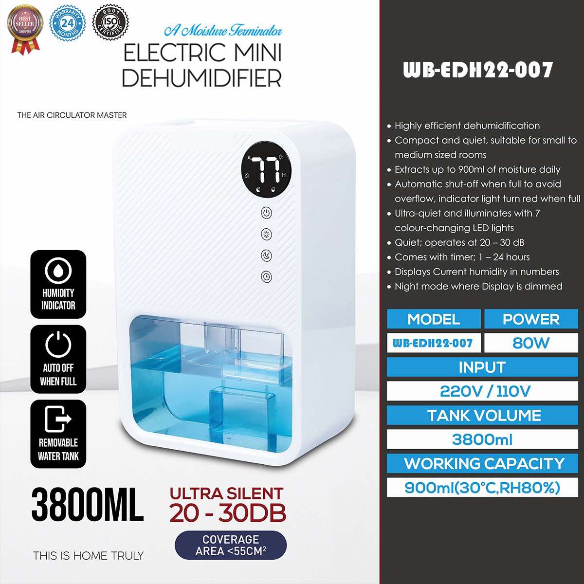 Máy hút ẩm dehumidifier