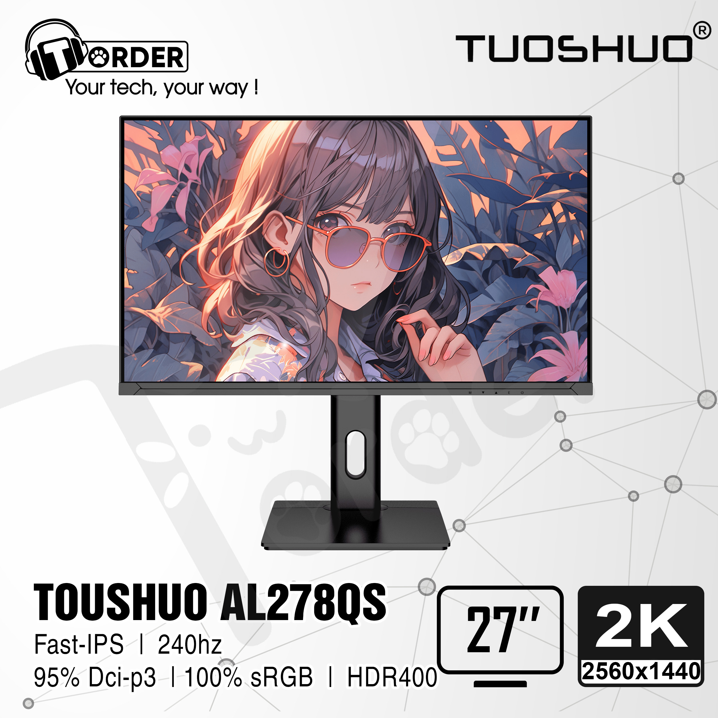 [Order] Màn hình Tuoshuo AL278QS