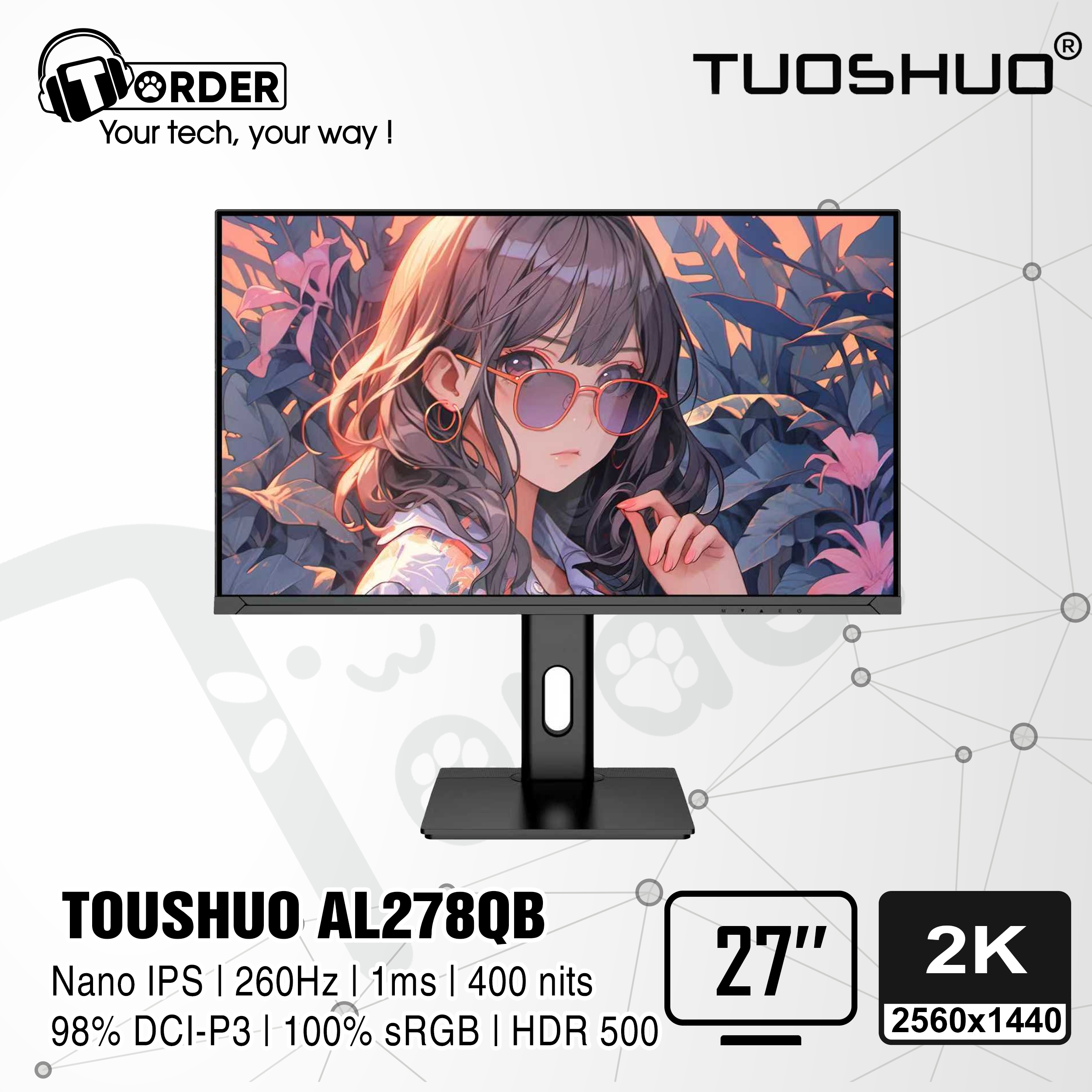 [Order] Tuoshuo AL278QB / AL278QX