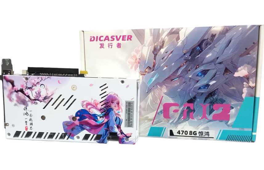 VGA DICASVER RX 470 8GB WHITE