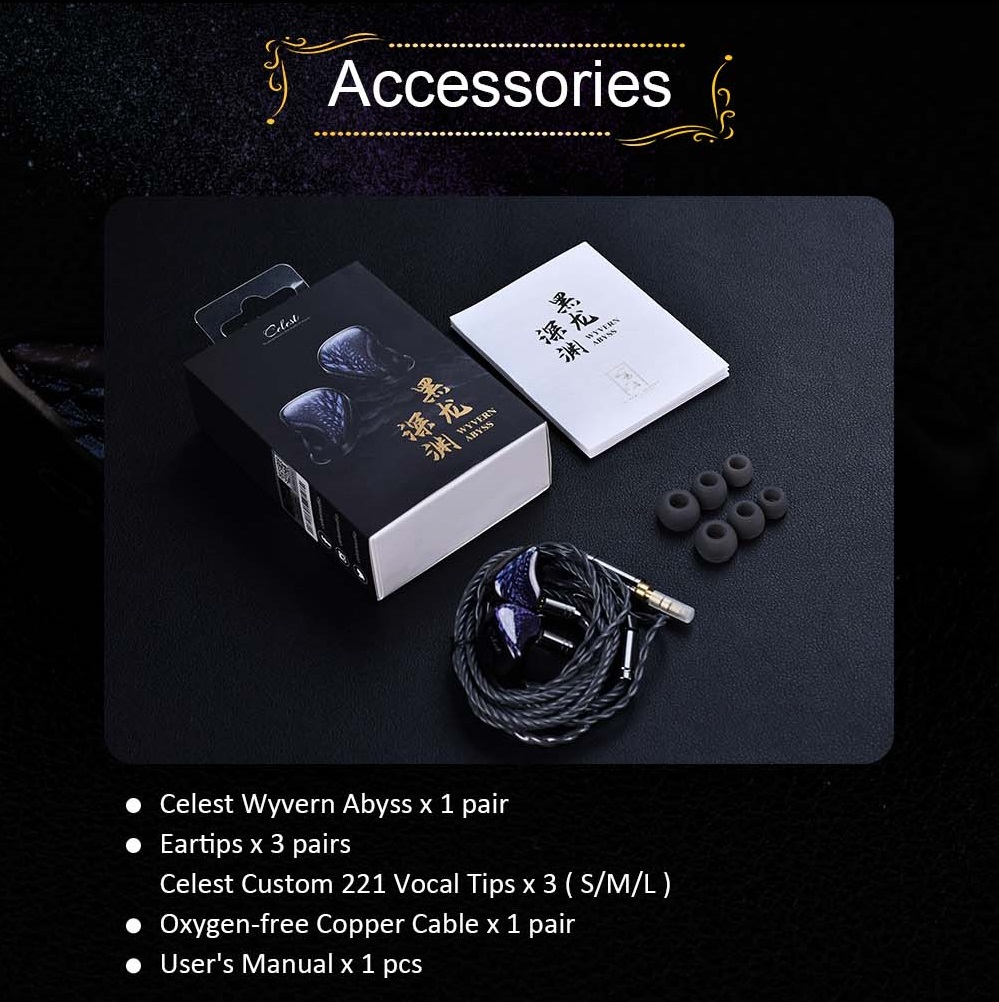 [Order] Tai nghe IEM Celest Wyverm Black