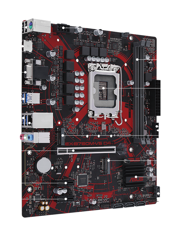 Mainboard Asus EX-B760M-V5 DDR4