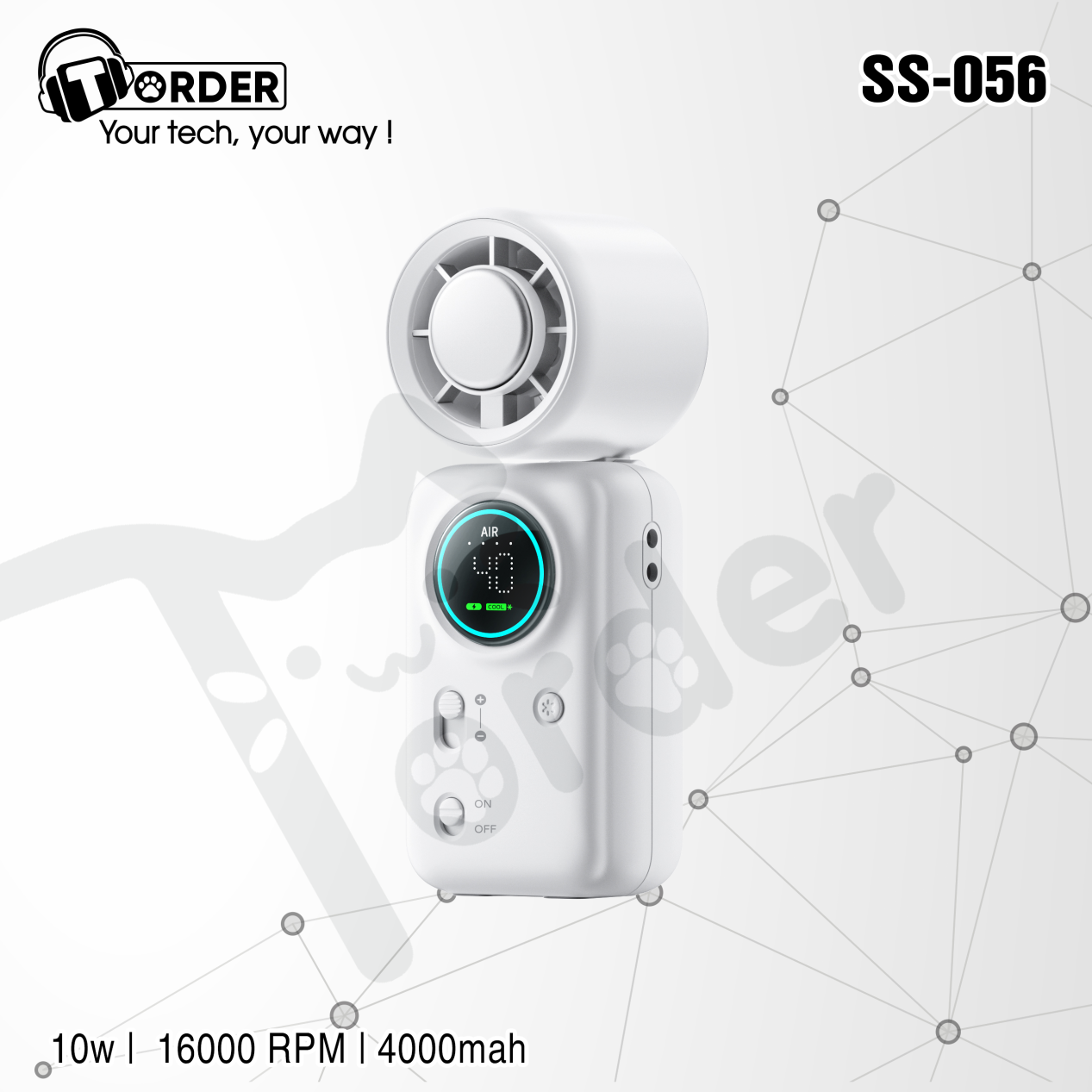 [Order] Quạt cầm tay mini sò lạnh SS-056