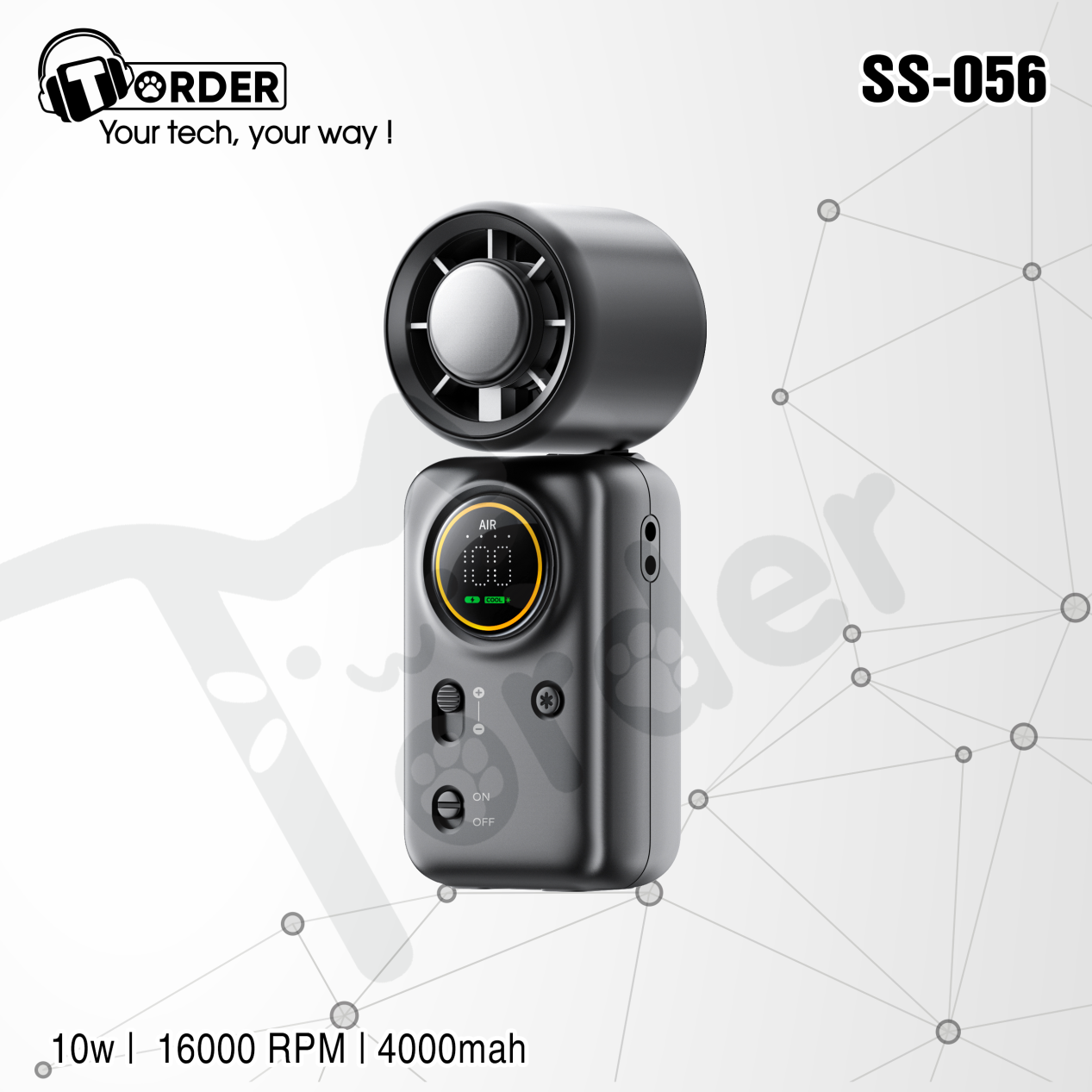 [Order] Quạt cầm tay mini sò lạnh SS-056