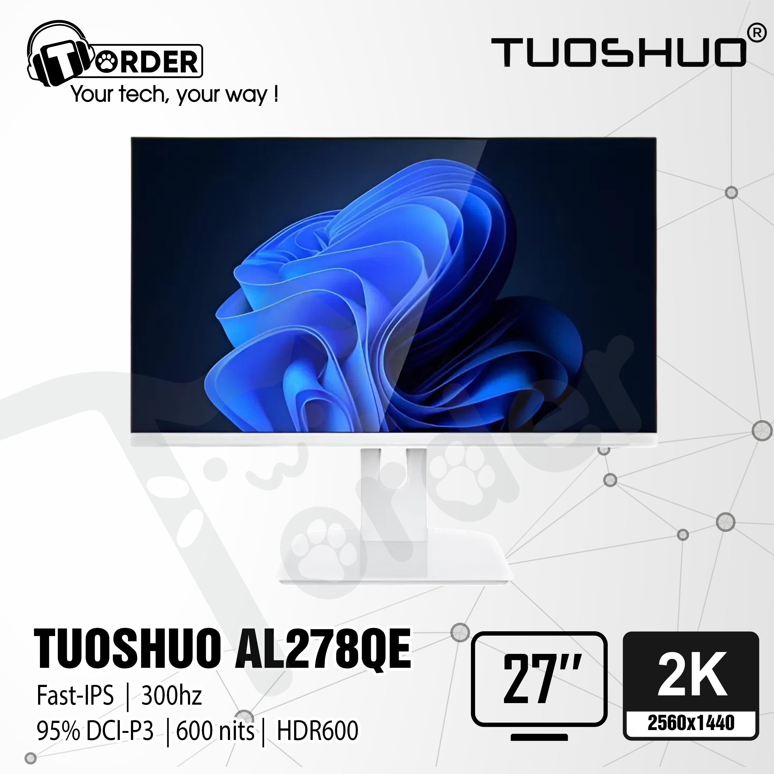 [Instock] Màn hình Tuoshuo AL278QE