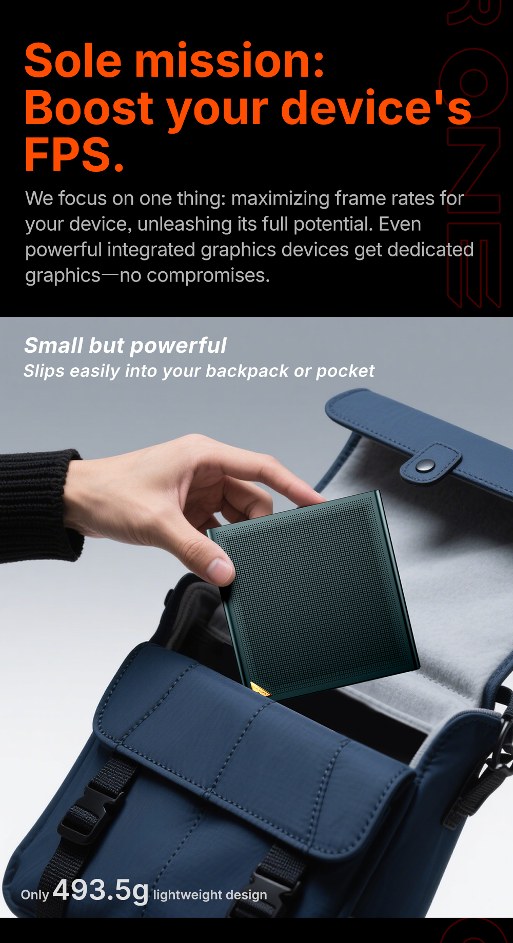 [Order] OneXPlayer eGPU  - OneXGPU Lite (RX 7600M XT - 8GB GDDR6 Oculink/Usb4)