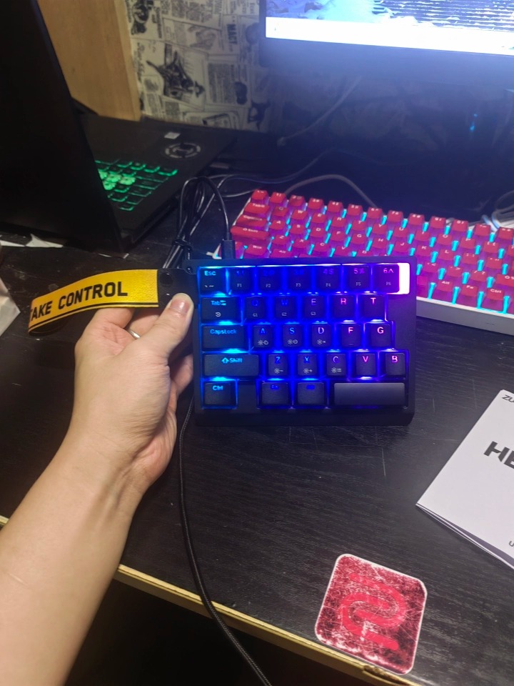 [Order] Phím cơ 1 tay Zuoya HE30/D10