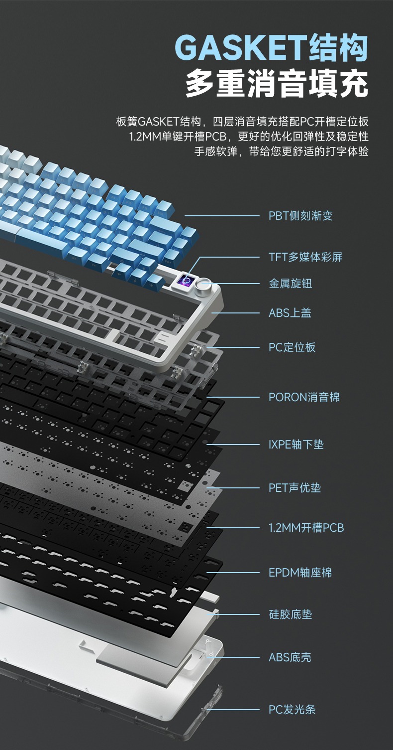 [Order] Bàn phím cơ Prebuild Weika WK75