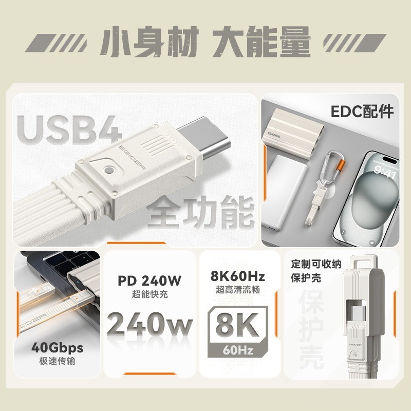 [Order] Cáp USB-C 240w Egiozr EZ03