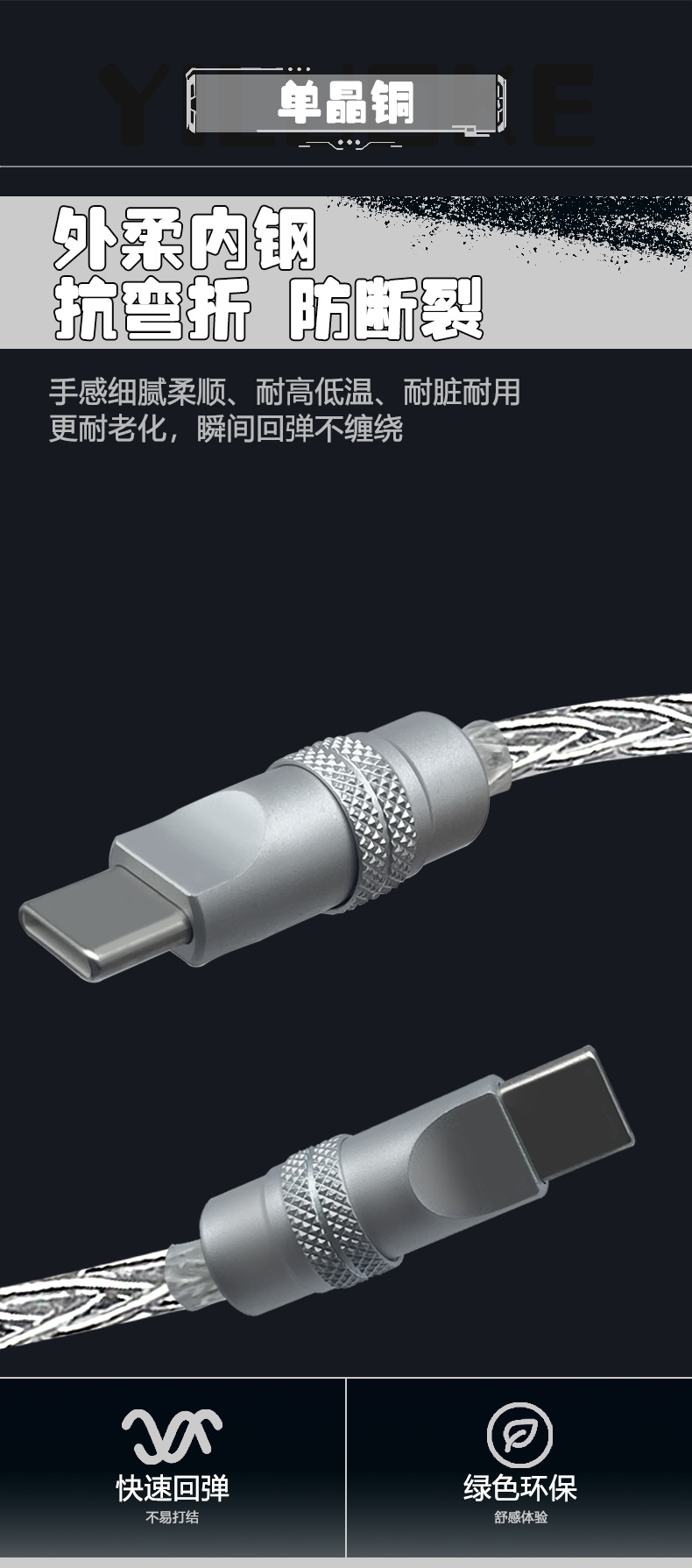 [Instock] Cáp sạc Custom bện bằng sợi Audio