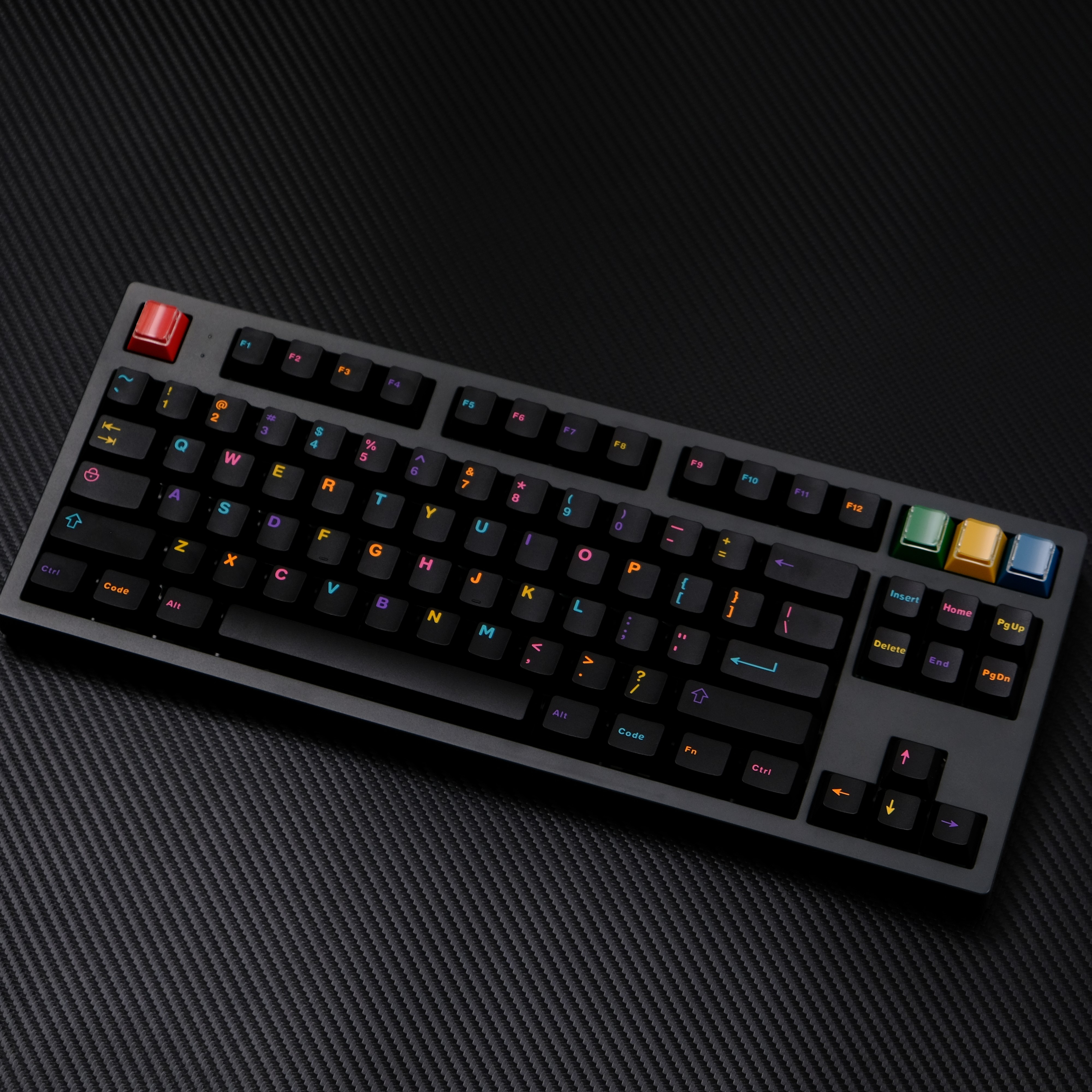 [Order] Keycap Aifei - Rainbow on Black