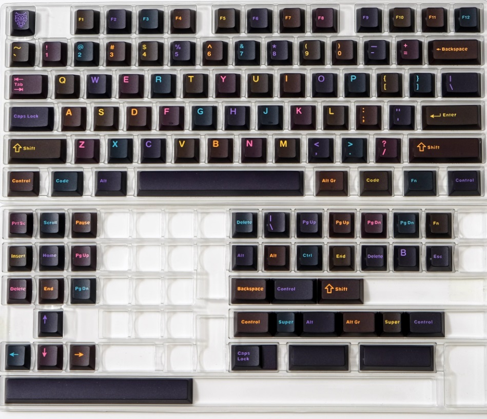 [Order] Keycap Aifei - Rainbow on Black