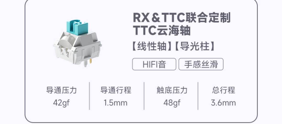 Bàn phím cơ TKL RX-870