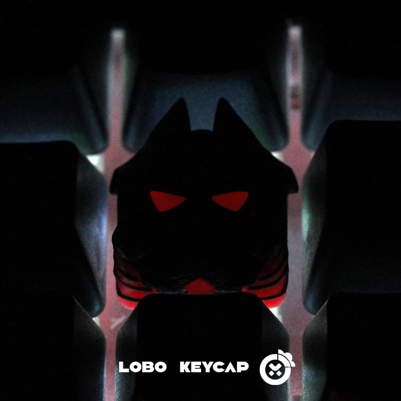 Lobo Artisan Keycap Demon New