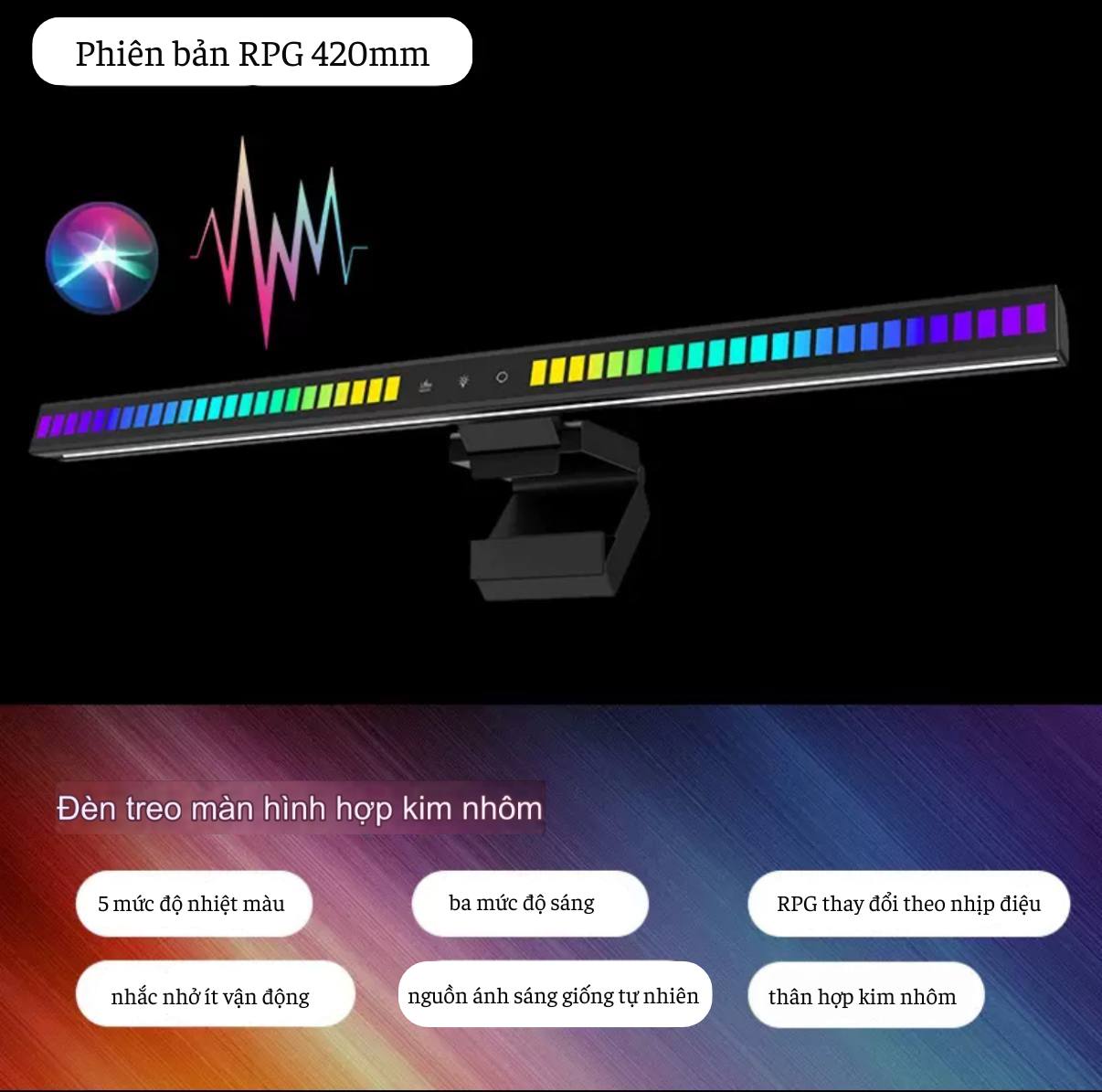 [Instock] Đèn kẹp màn TB-300SDS
